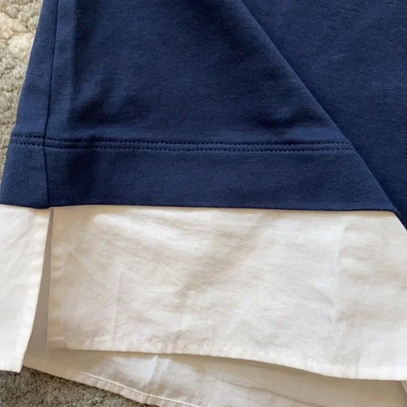 Theory sleeveless top in navy - Picture 2 of 3